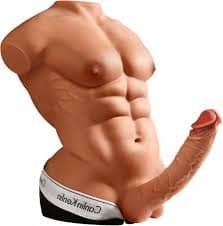 Dildo Sex Doll Male Body Torso for Women G-spot 3d Realistic Dildo Sex Toy