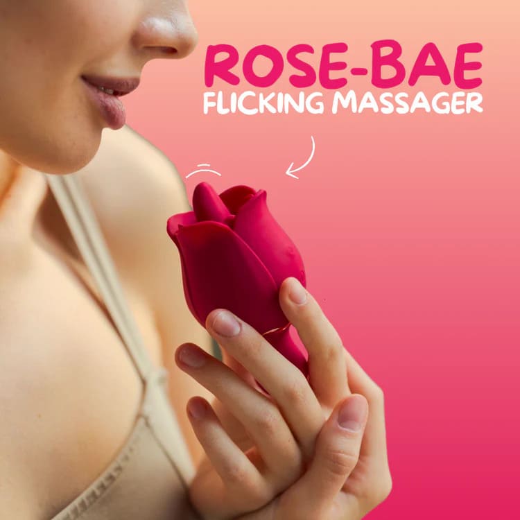 'Rose-Bae' Flicking Massager