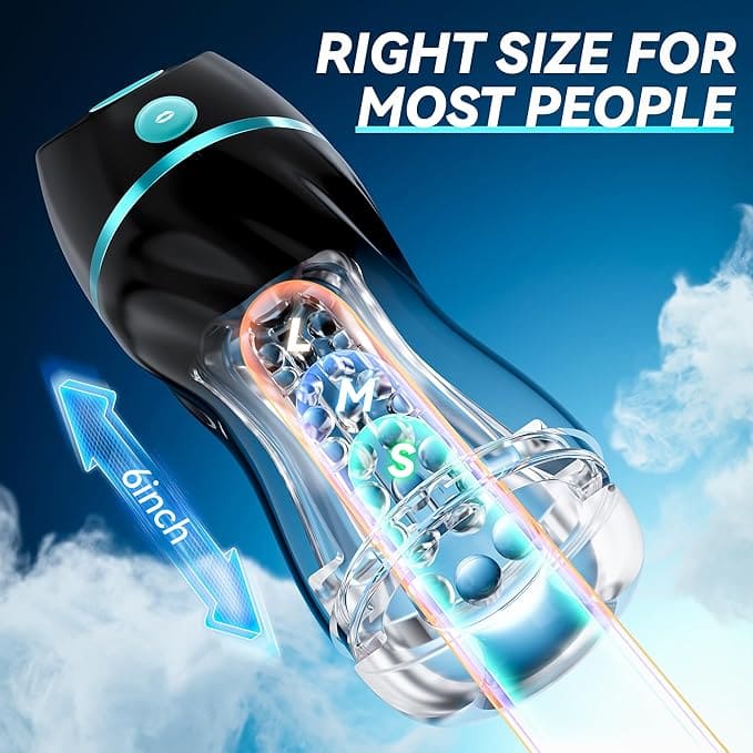 Automatic Sucking Male Masturbators  | 7 Vibration & Suction Hands Free Pocket Pussy in Pakistan