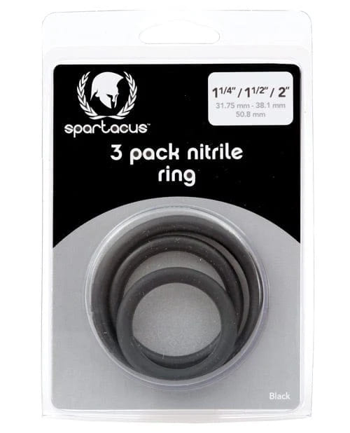 Spartacus Nitrile Cock Ring Set