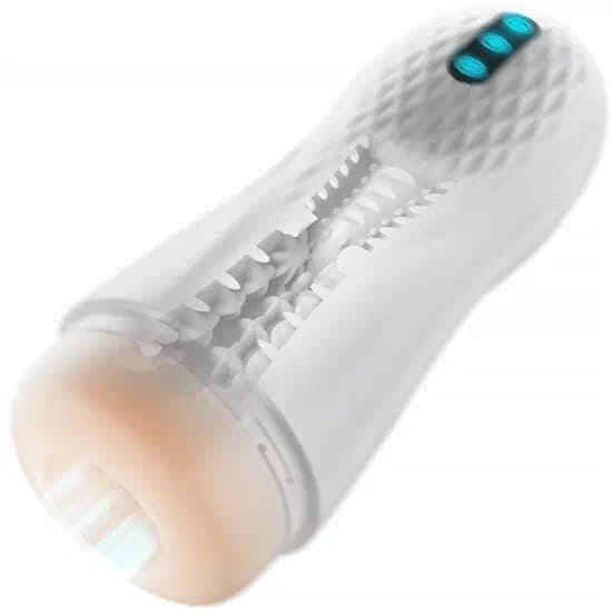 Acmejoy - Language Voice Male Stroker Masturbator With Heated Base, 5 Suction 10 Vibration