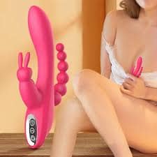 Triangle Rabbit Vibrator Intimate Toy for Women