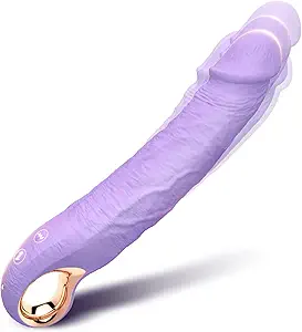 Vibrator Thrusting Dildo Sex Toys - 9" G Spot Vibrators Dildo Adult Toy with 10 Vibrations & 3 Thrusting Modes