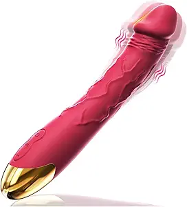 7.6 Inch Realistic Dildo Vibrator for Women，10 Powerful Vibration