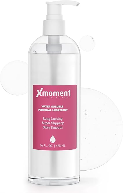 Ultra Smooth Water-Based Lube - 16 Fl Oz Personal Lubricant for Vaginal and Anal Sex, pH Balanced Lube Without Glycerin & Parabens, Slippery Massage Gel for Women, Men and Couples
