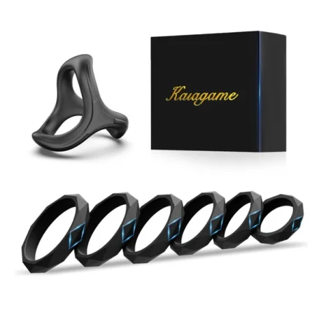 8 Silicone Cock Rings Set for Men