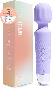 Ava Vibrator Sex Toys – Battery Life 4 Hours | Water Resistant Body Safe Silicone | Clitoral Vibrators Couples Sex Toy with Multi Patterns & speeds Vibrator for Women - Purple